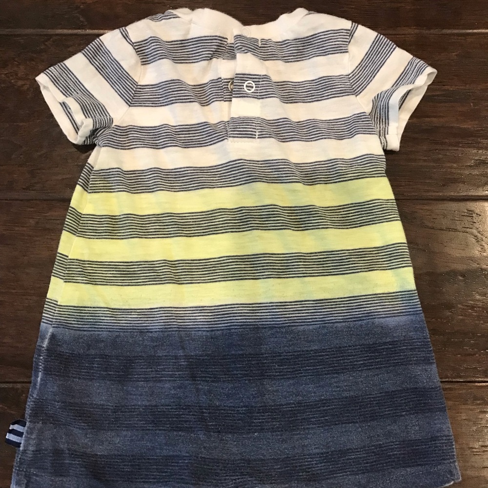 Splendid 0-3 month Boys Romper Blue Yellow White